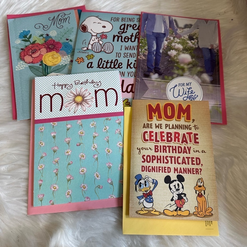 🩵5/$8 Assorted Mother's birthday Greeting Cards